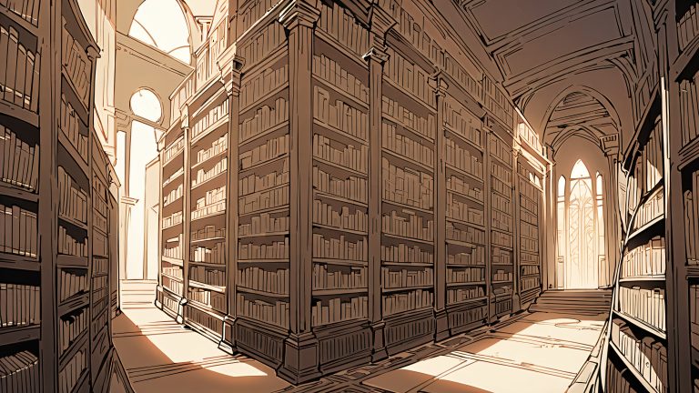 4k anime library wallpaper scaled