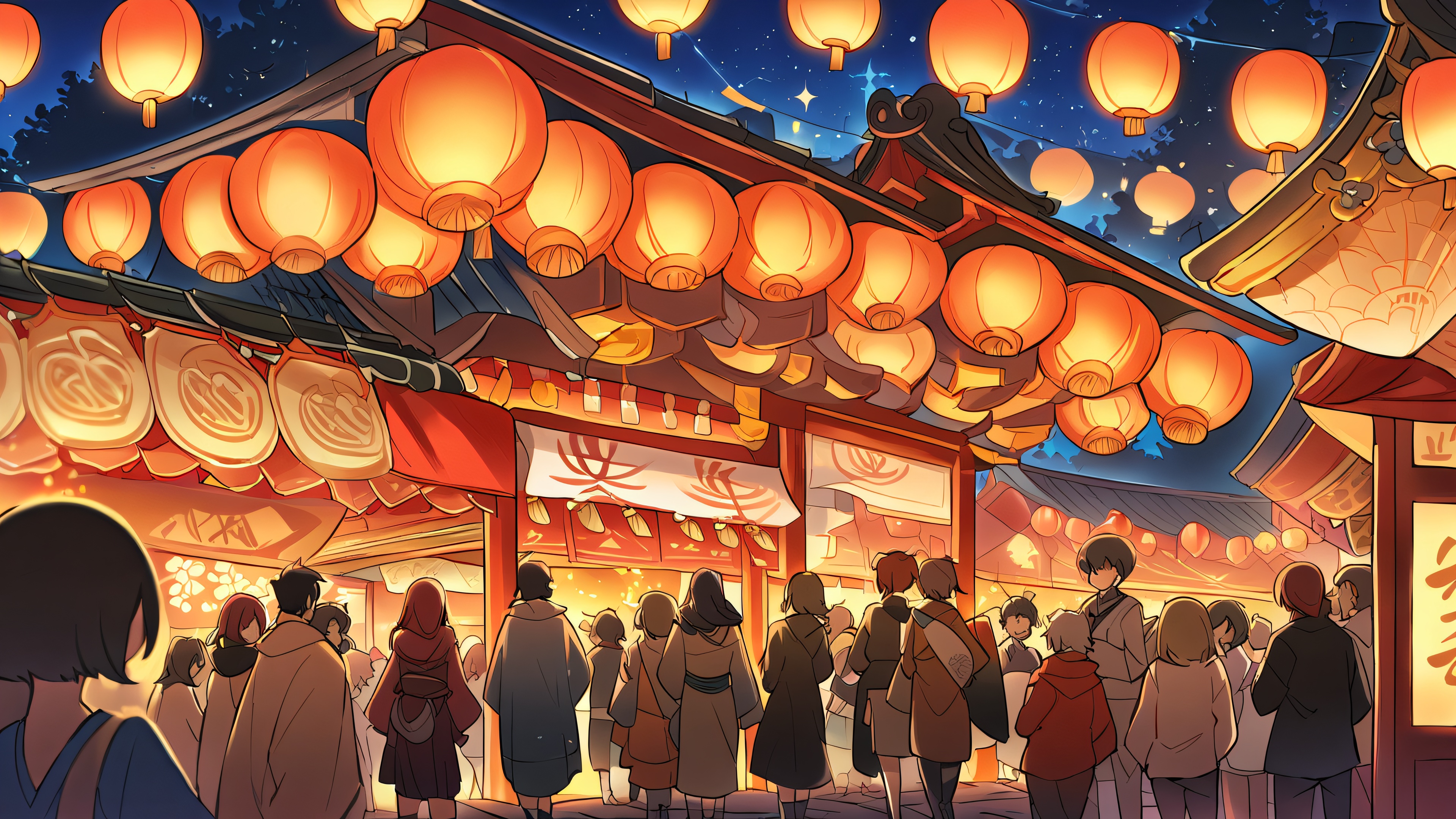 4K wallpaper of Anime MatsuriSt