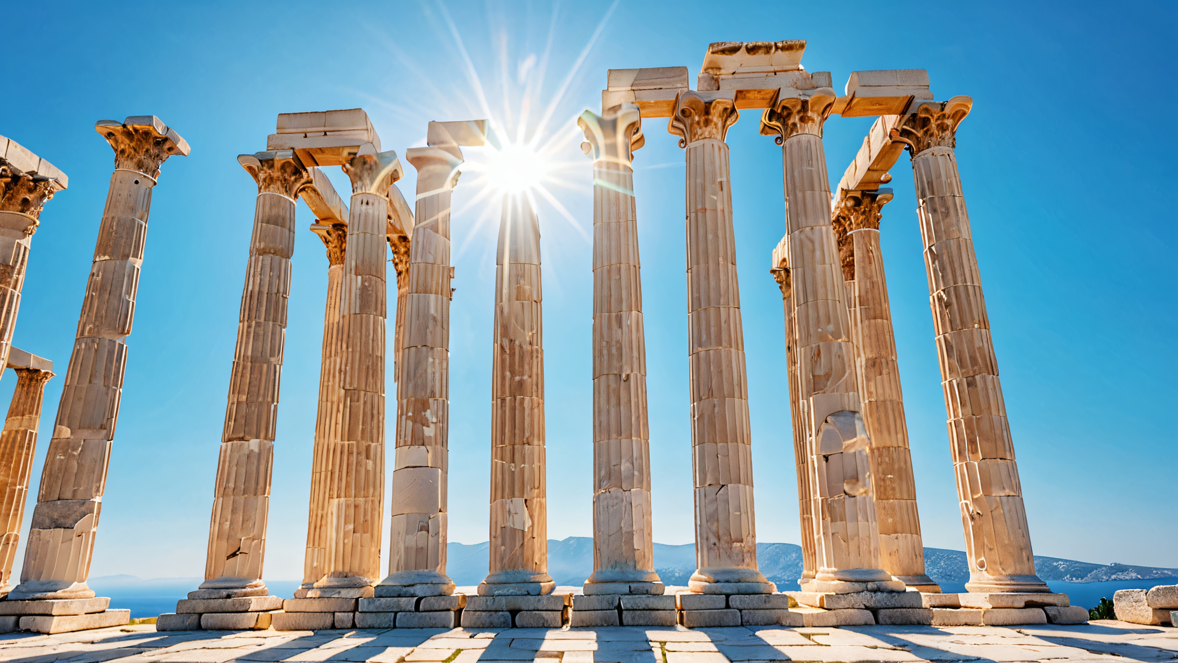 4K wallpaper of Arch Ruins