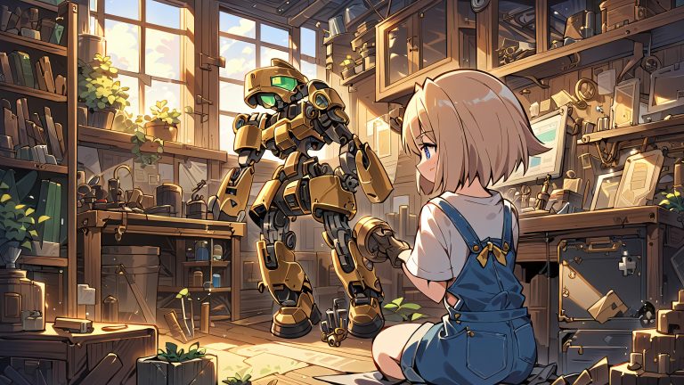 4k char animemech2 wallpaper scaled