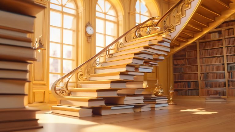 4k char librarymaze wallpaper scaled