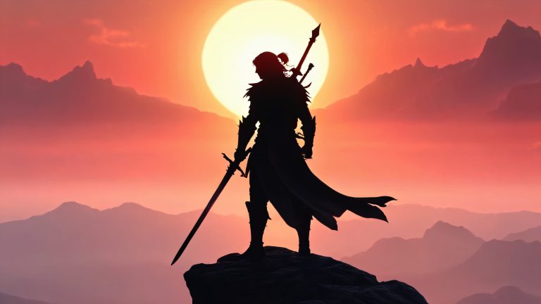 4k char lonewarrior wallpaper scaled