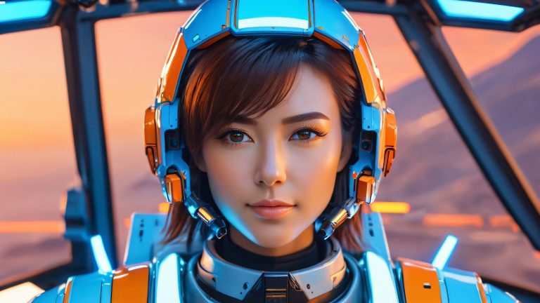 4k char mechapilot wallpaper scaled