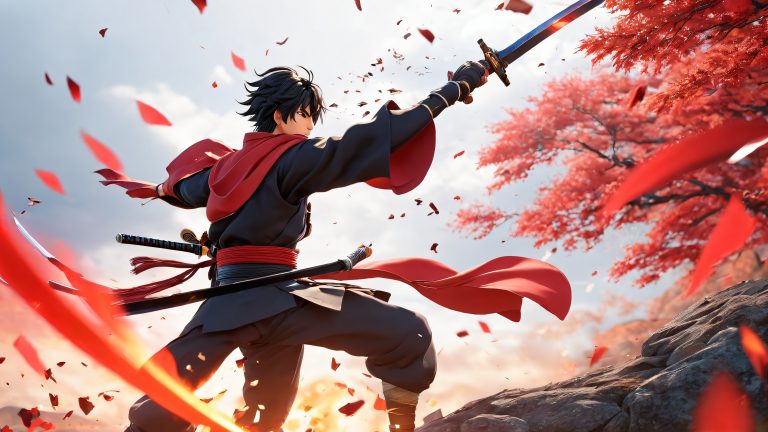 4k char swordsman wallpaper scaled