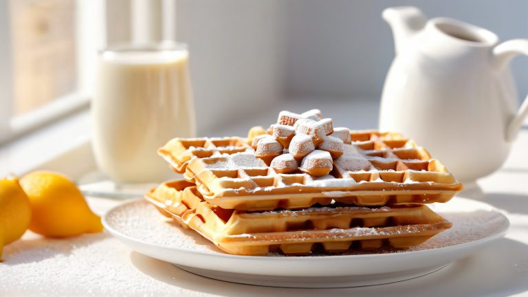 4k food waffles wallpaper scaled