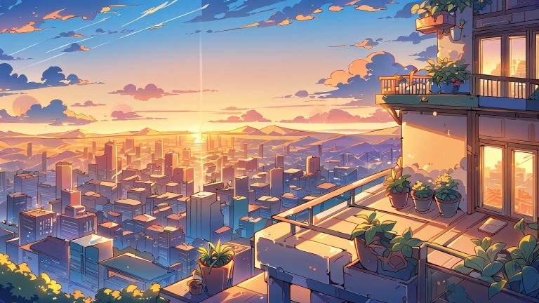 4k lofi balcony wallpaper scaled