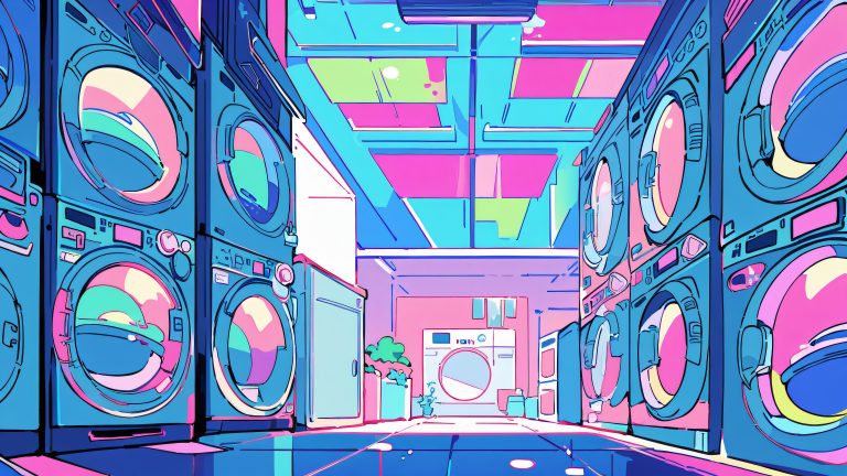 4k lofi laundromat wallpaper scaled