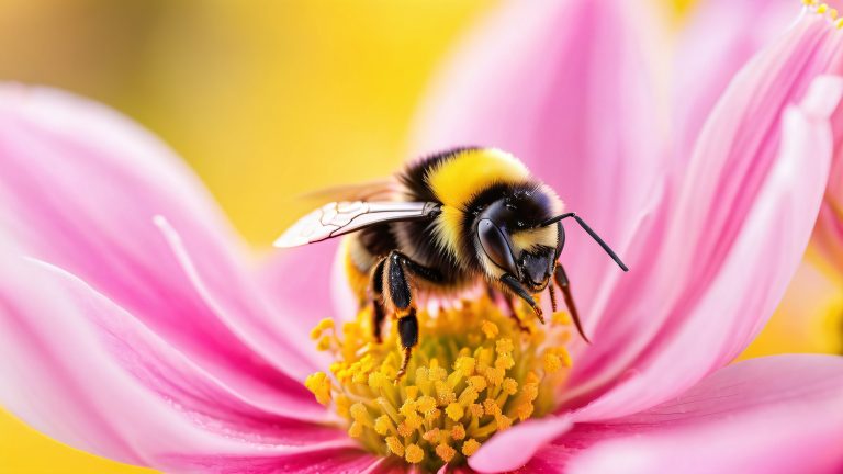 4k macro beepollen wallpaper scaled