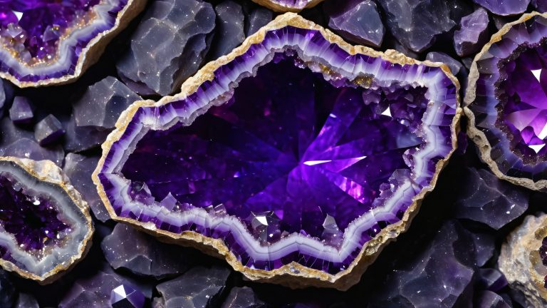 4k nature geode wallpaper scaled