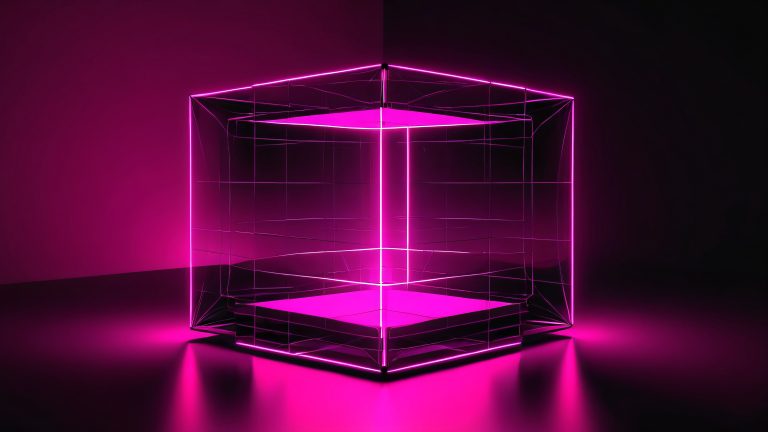 4k oled neoncubex wallpaper scaled