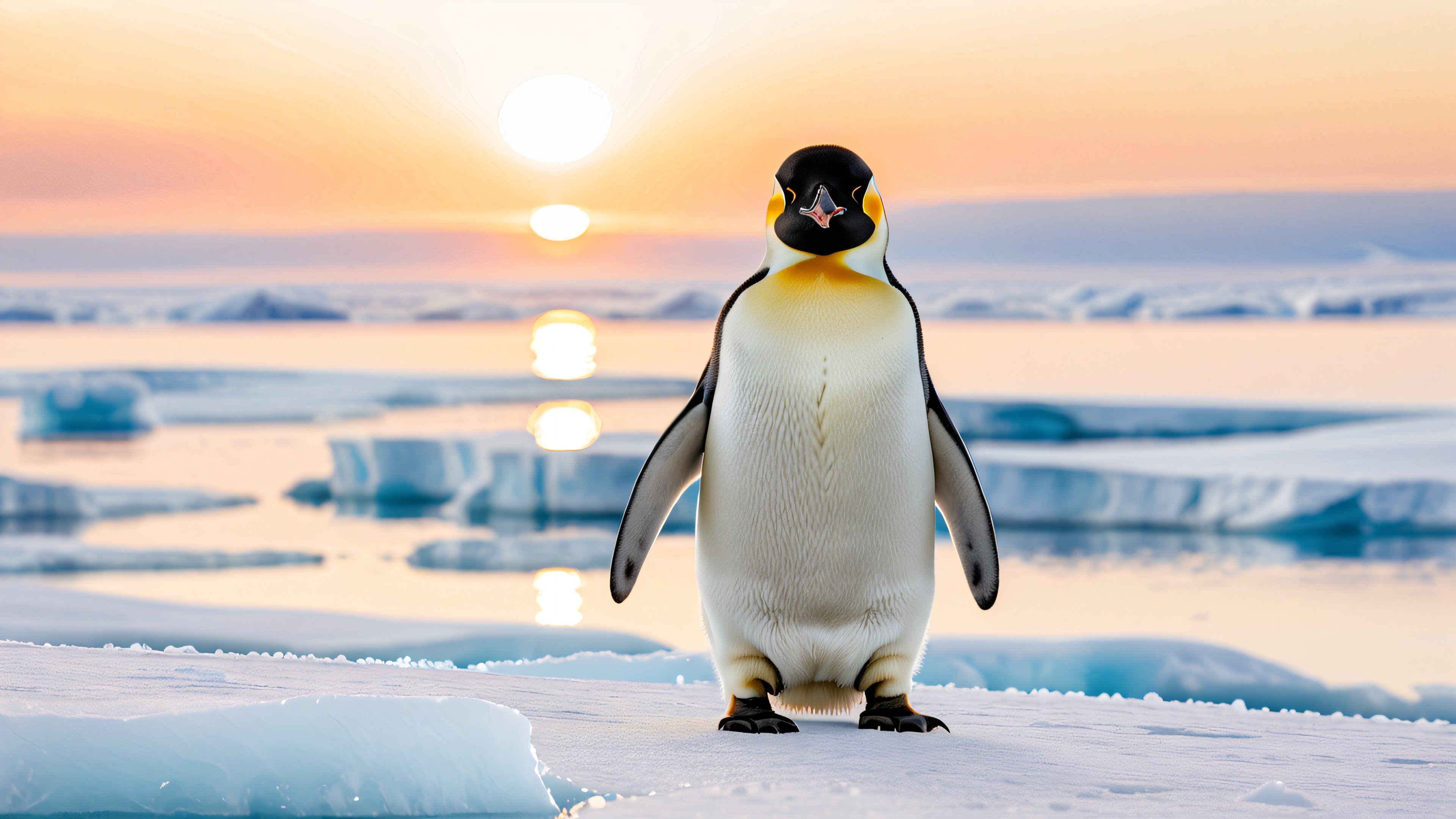 4K wallpaper of Pet PenguinChick