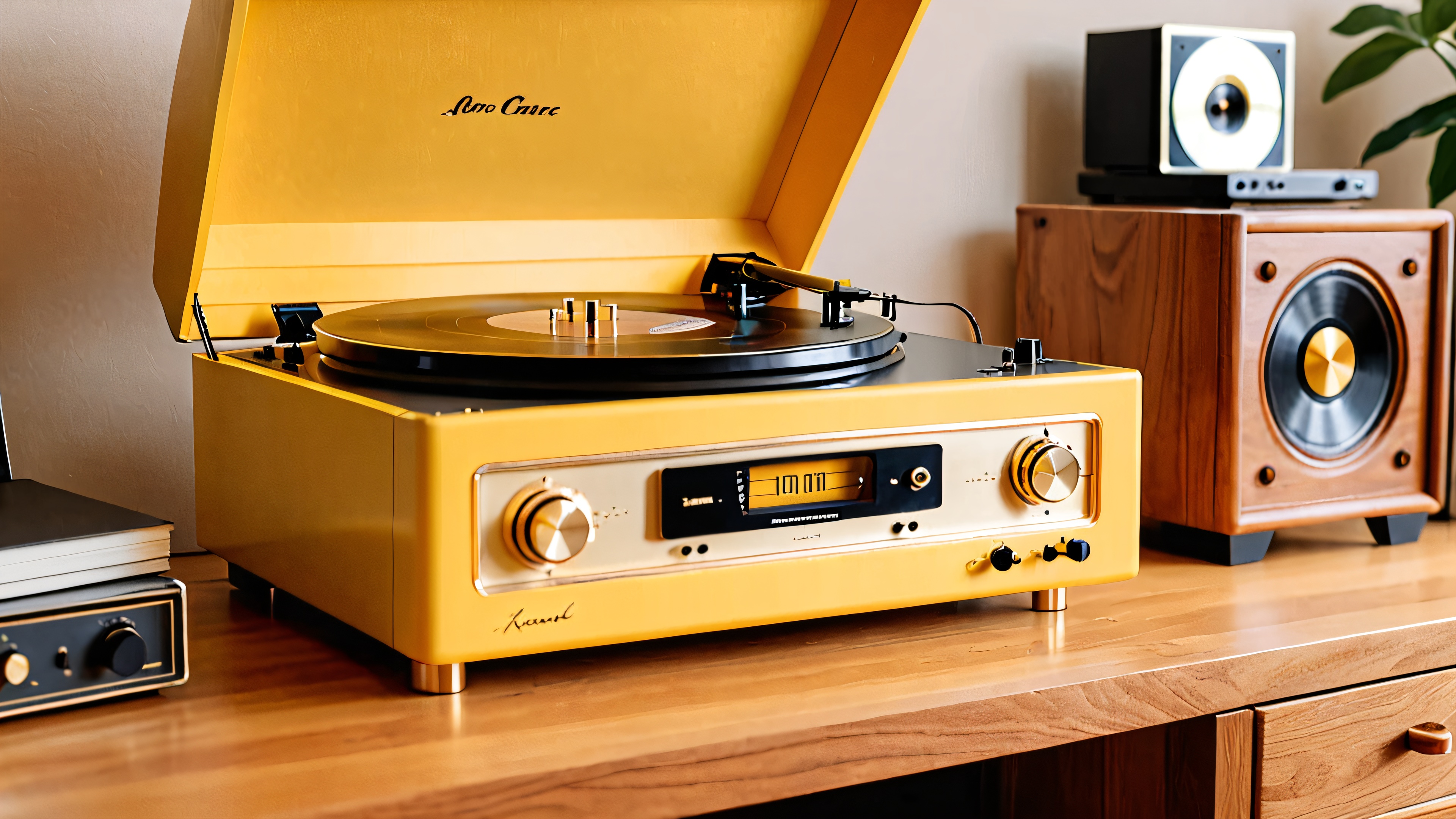 4K wallpaper of Retro Vinyl