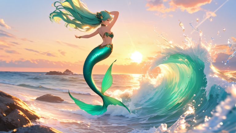 4k tale mermaid wallpaper scaled