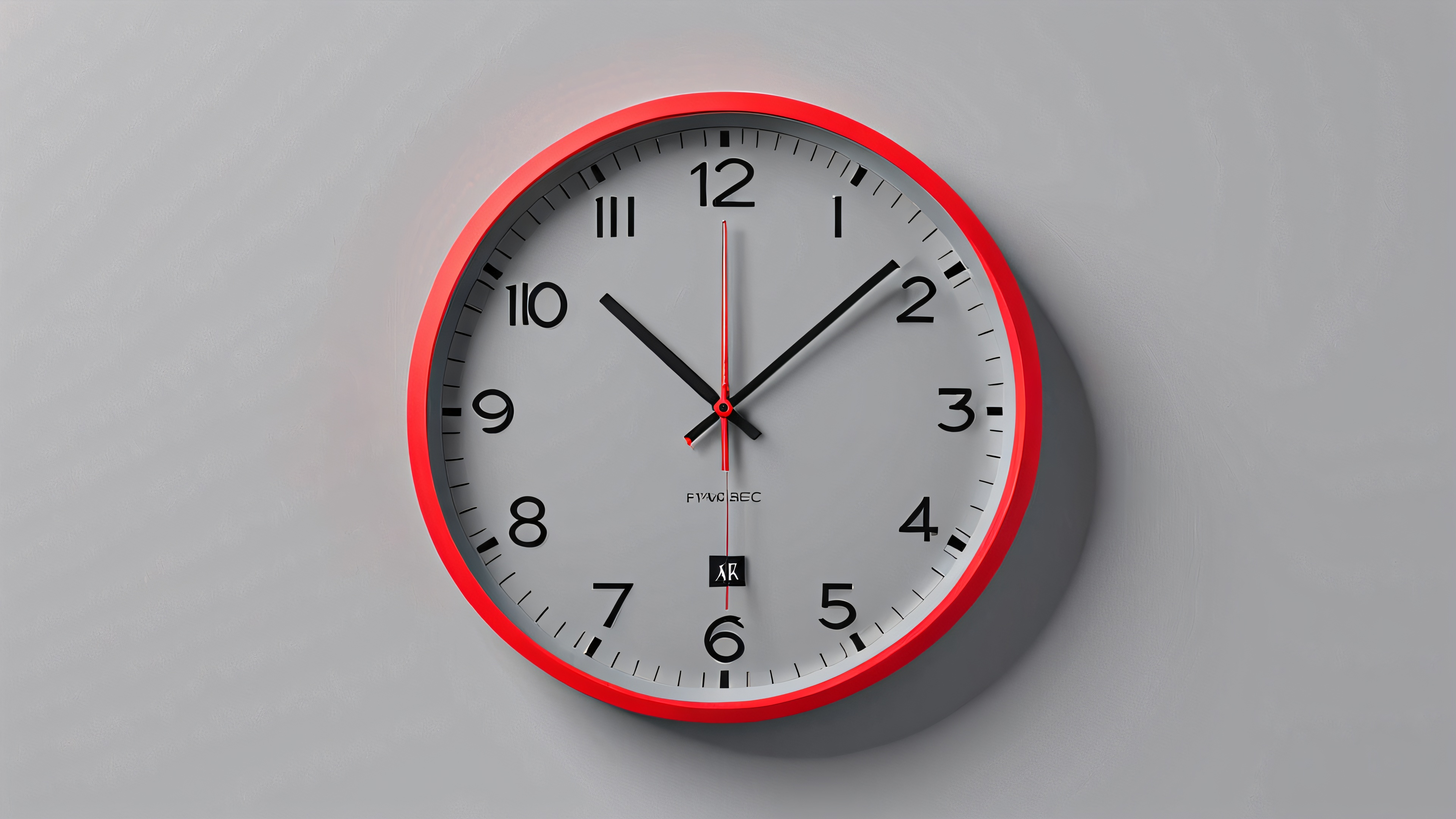 4K wallpaper of UI NeumorphClock