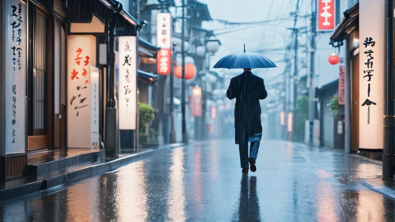 4k vibe umbrellawalk wallpaper scaled