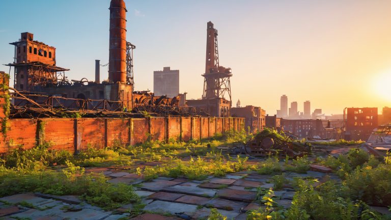 abandoned industrial complex wallpaper gothic 4k masterpiece scaled