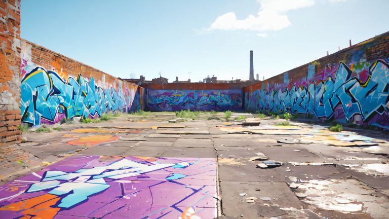 abandoned public restroom graffiti wallpaper urban artistry 4k scaled