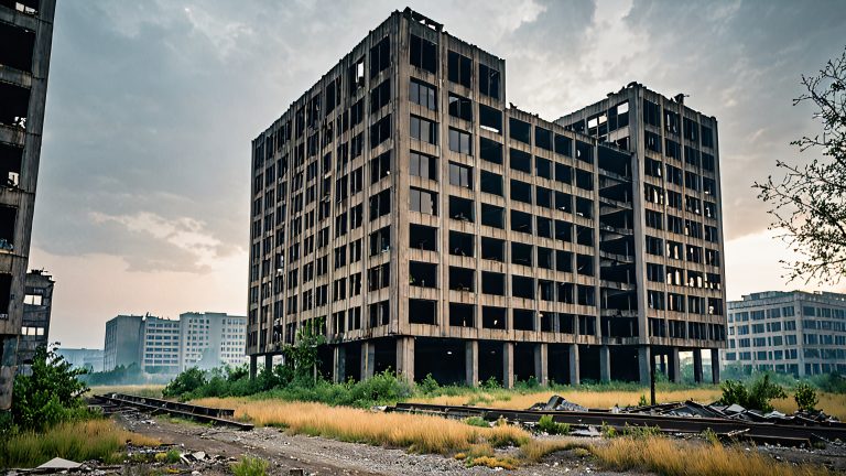 abandoned skyscraper 4k wallpaper scaled