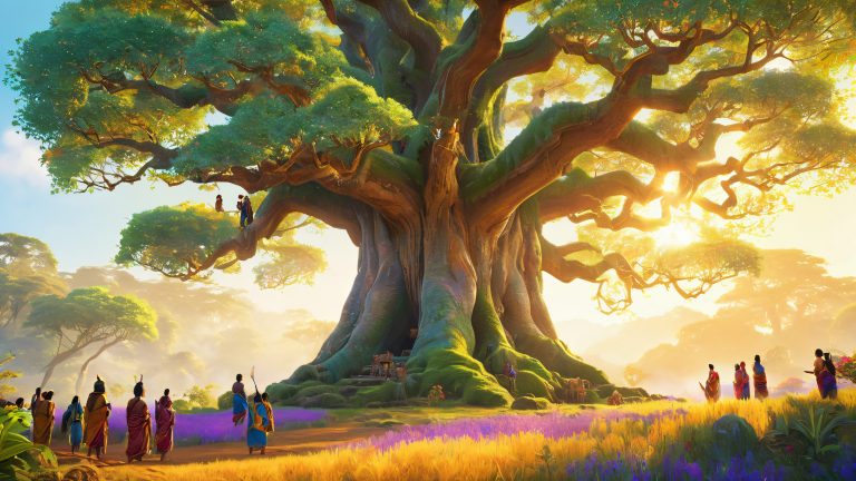 ancient jungle ritual 4k wallpaper scaled