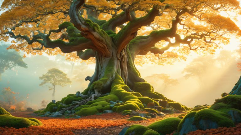 ancient tree heritage fantasy wallpaper scaled
