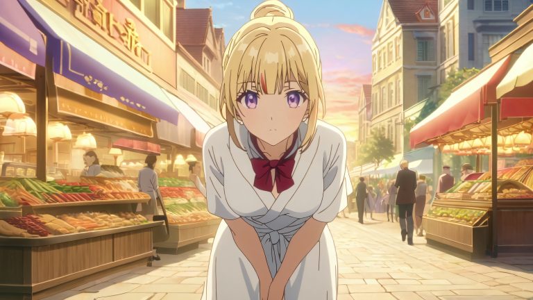 anime beauty market sunset scaled