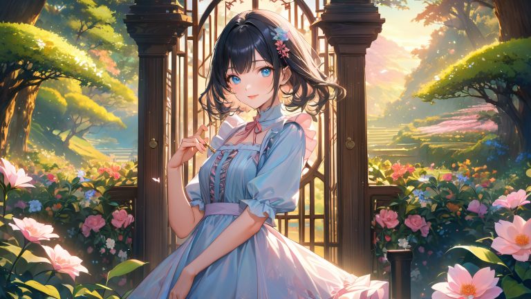 anime maid scene 4k wallpaper scaled