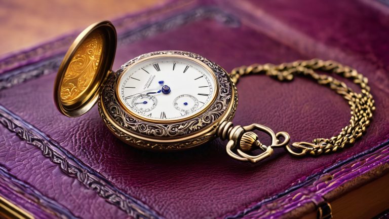 antique pocket watch scaled