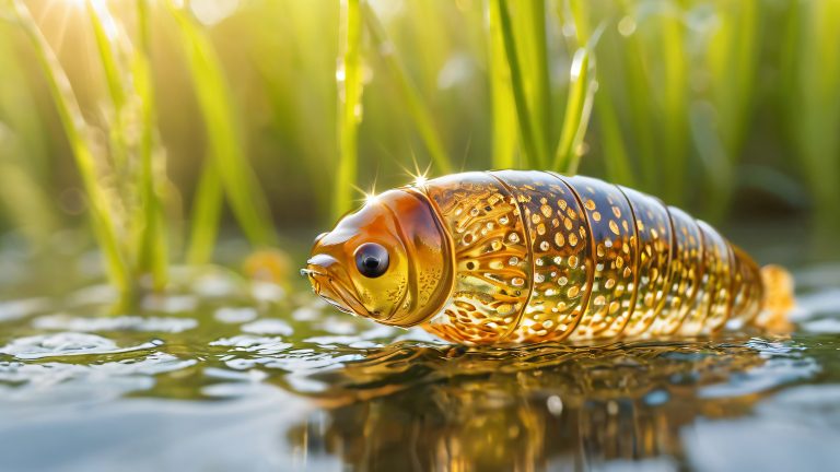 aquatic pupa murky vegetation 4k wallpaper scaled