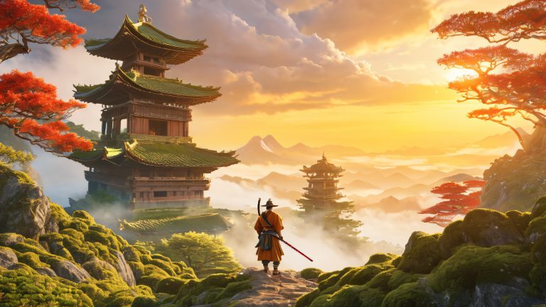 arataki itto leader fantasy desktop wallpaper scaled