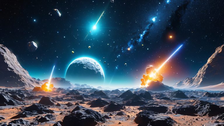 asteroid belt odyssey 4k wallpaper scaled