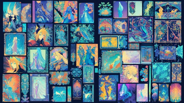 blue pencil video game characters wallpaper scaled