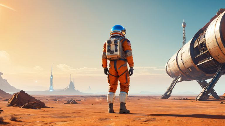 captain walter space exploration wallpaper scaled