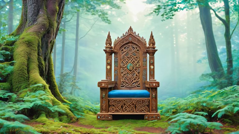celtic throne edinburgh forest 4k wallpaper scaled