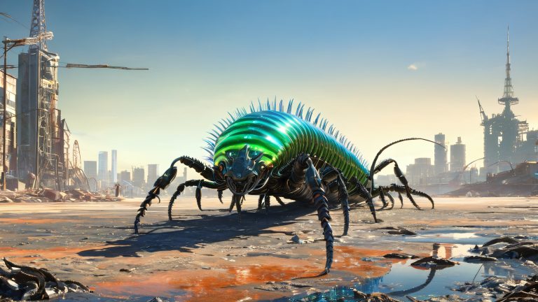 colossal centipede monster 4k wallpaper scaled