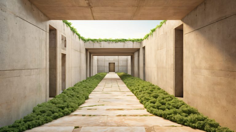 concrete fortress landscape scaled