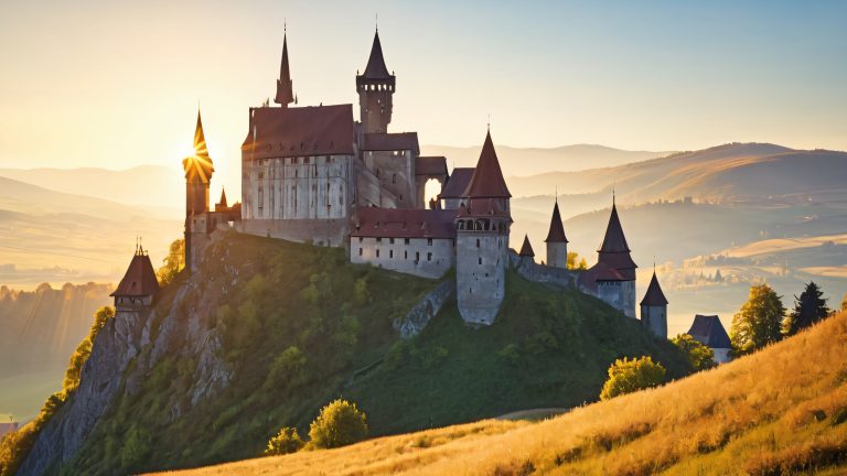 corvin castle 4k wallpaper medieval majesty scaled