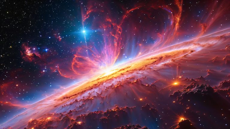 cosmic brushstrokes scaled