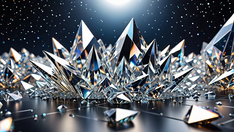 cosmic crystal formation scaled