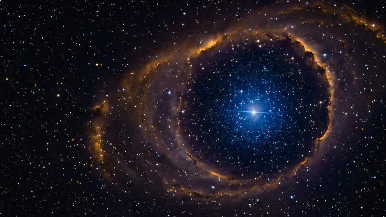 Breathtaking desktop wallpaper of star clusters and nebulae with intricate textures and micro-structures