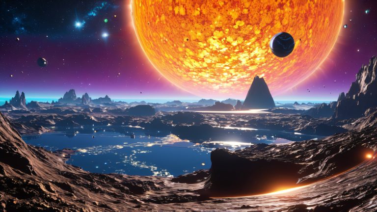 cosmic oasis in deep space scaled