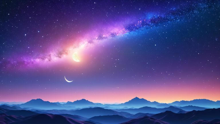 cosmic vortex 4k wallpaper stars and celestial bodies swirl against dark sky scaled
