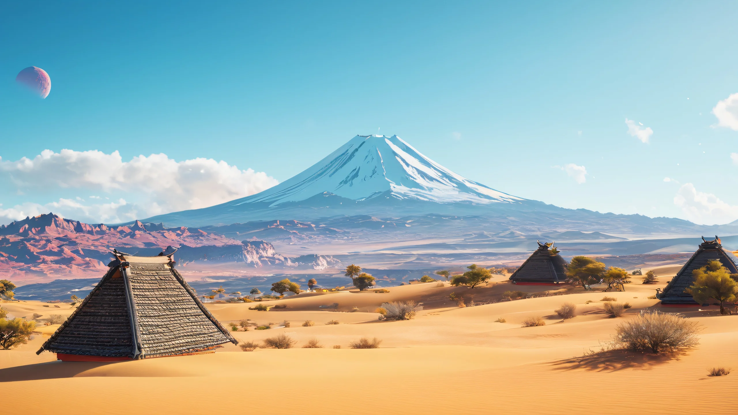 4K Cosmic Vortex Swirl Desktop Background A mesmerizing swirl of cosmic clouds and stars against a dark blue background.