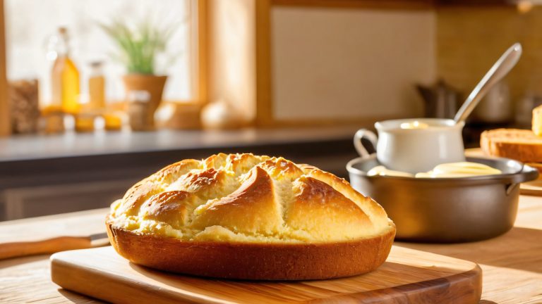 cozy concha honey corn bread butter 4k foodie wallpaper scaled