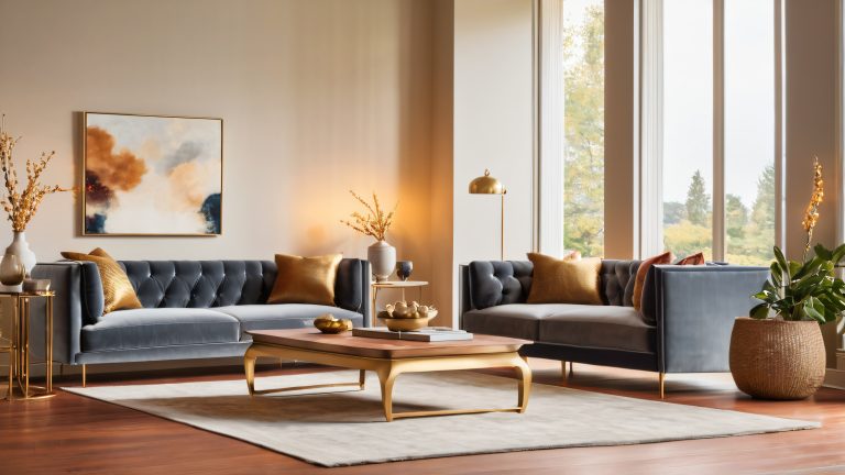 cozy lounge 4k wallpaper velvety couch moonlit garden scaled