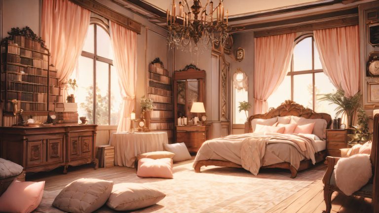 cozy midnight retreat wallpaper vintage charm 4k quality scaled