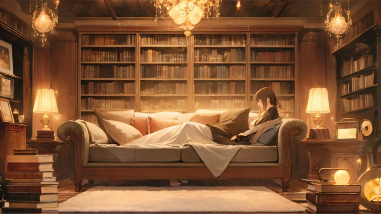 cozy whimsy vintage room 4k wallpaper scaled