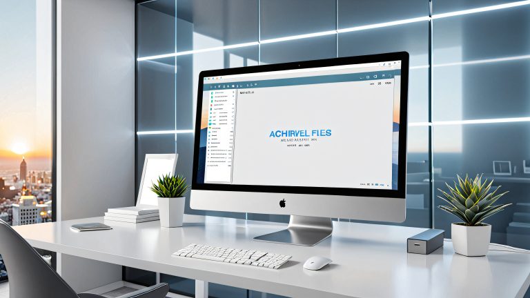 interface d'archive cryptique mise à l'échelle