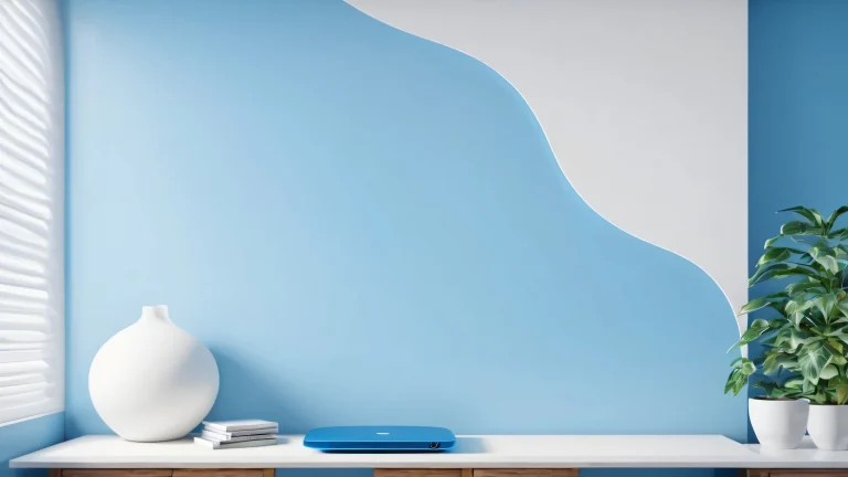 A stunning indoor scene featuring a crystal cave with blue and white crystals formations.