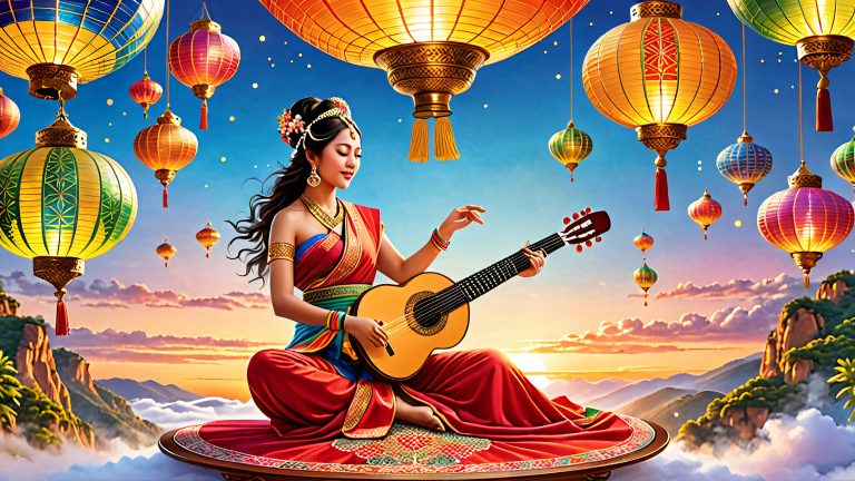 cultural fusion guitarist hands 4k wallpaper scaled