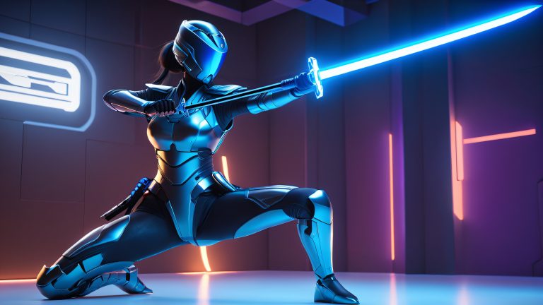 cyber ninja illuminated scaled